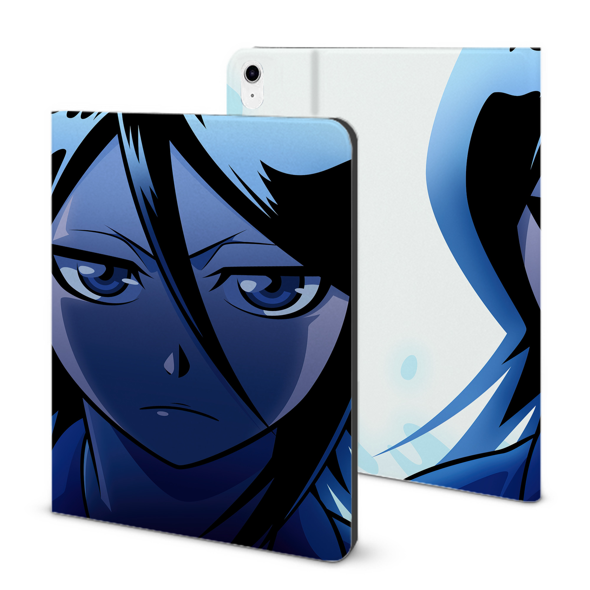 （画像用） ブリーチ BLEACH IPad ケース ブック型 PUレザー TPU 耐衝撃 軽量 薄型 ペン収納なし 全面保護 IPad 各モデル対応